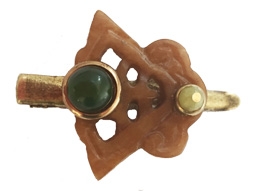 Picture of Brown Jade Hairclip